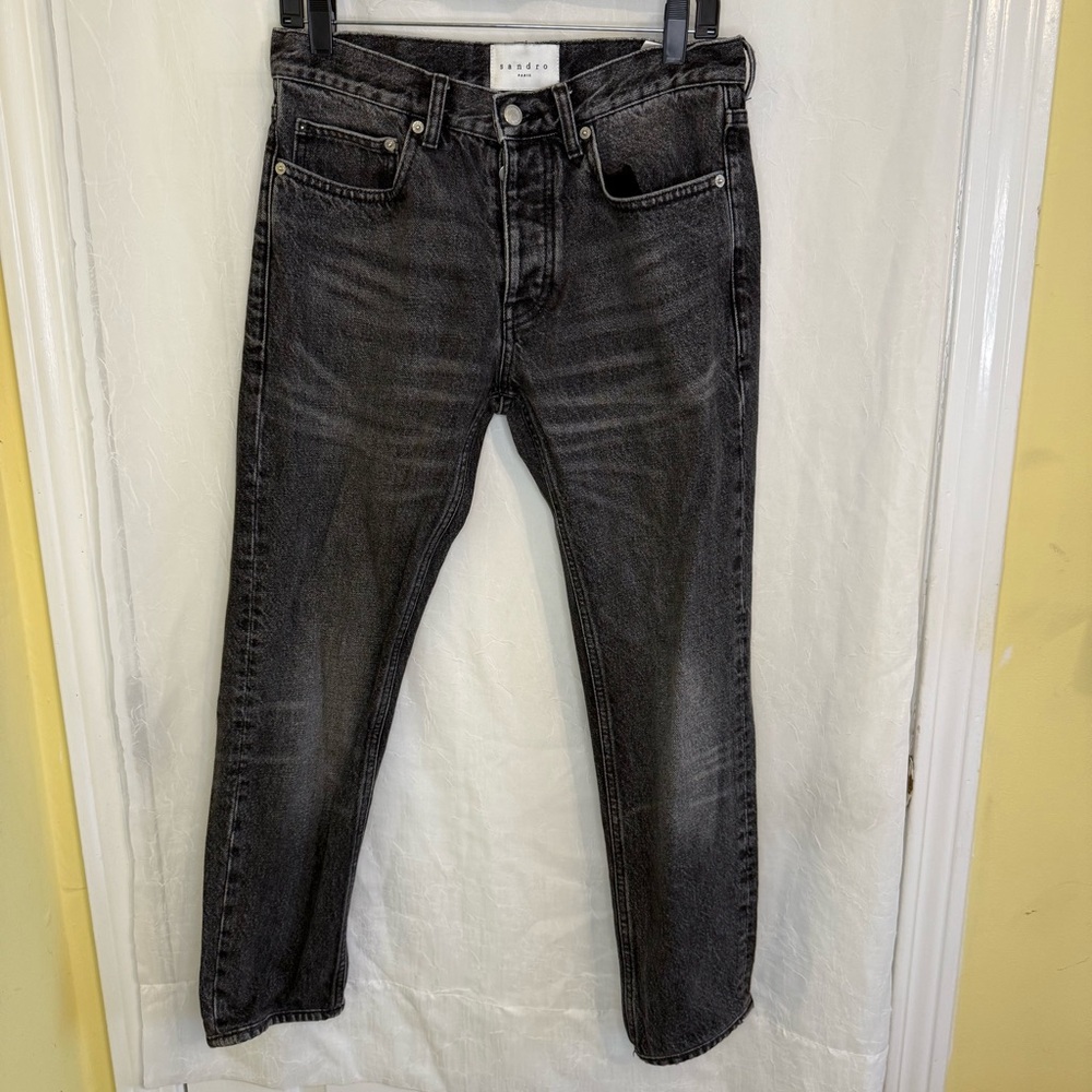 Sandro Black Slim Jeans with Sleek Design